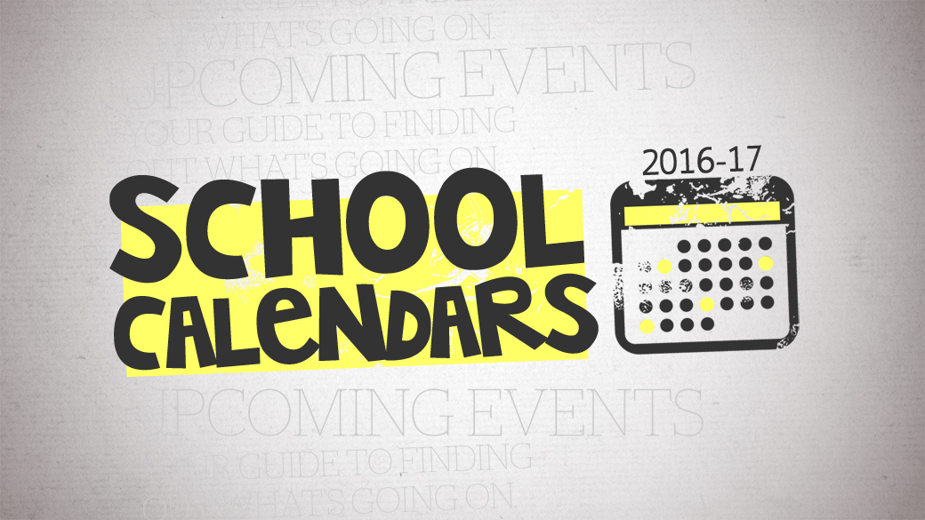 2016-17 School Calendars